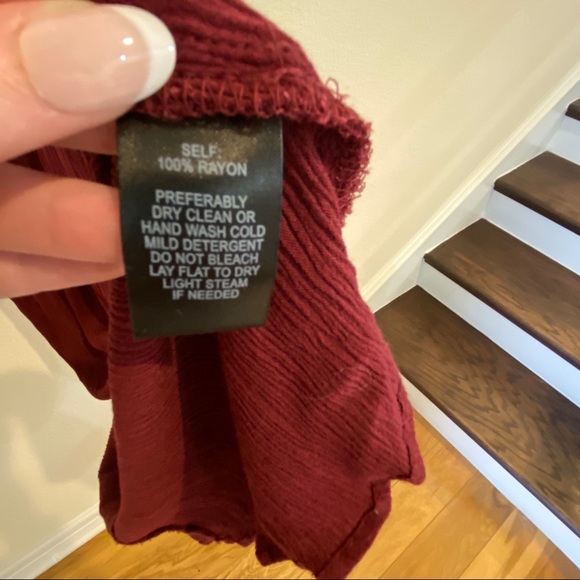 Lulus Burgundy V-Neck Maxi Dress - Picture 10 of 11